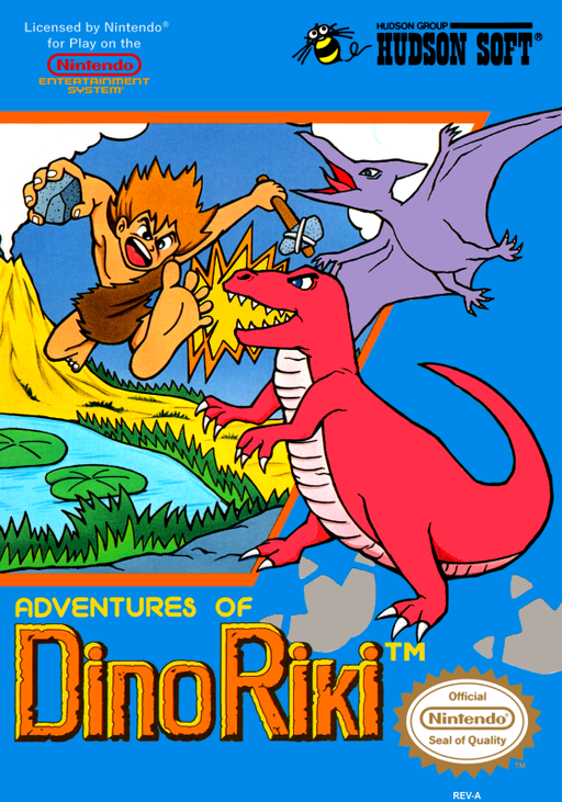Adventures of Dino Riki (USA) box art